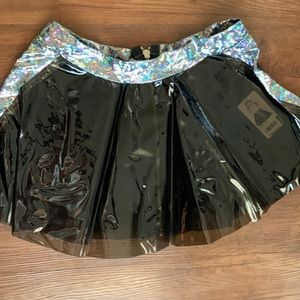 Mini Vinyl Skirt